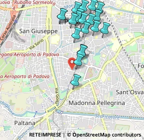 Mappa Via Quattro Novembre, 35123 Padova PD, Italia (1.043)