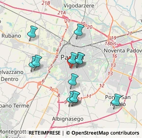 Mappa Via Quattro Novembre, 35123 Padova PD, Italia (3.29417)