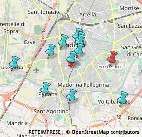 Mappa Via Quattro Novembre, 35123 Padova PD, Italia (1.66417)