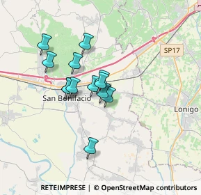 Mappa Via Giacomo Puccini, 37047 San Bonifacio VR, Italia (2.49)