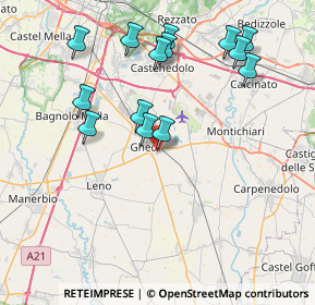 Mappa Strada Calvisano, 25016 Ghedi BS, Italia (8.09)