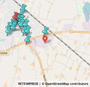 Mappa Strada Calvisano, 25016 Ghedi BS, Italia (1.3355)