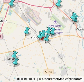 Mappa Strada Calvisano, 25016 Ghedi BS, Italia (4.11333)