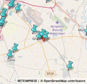 Mappa Strada Calvisano, 25016 Ghedi BS, Italia (6.449)