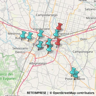 Mappa Via 20 Aprile, 35127 Padova PD, Italia (6.10167)