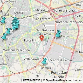 Mappa Via 20 Aprile, 35127 Padova PD, Italia (3.09059)