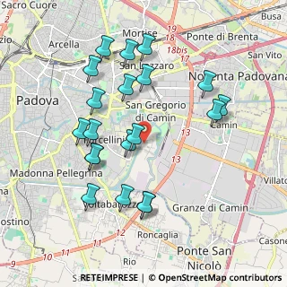 Mappa Via 20 Aprile, 35127 Padova PD, Italia (1.953)
