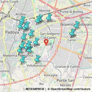 Mappa Via 20 Aprile, 35127 Padova PD, Italia (2.288)