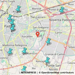 Mappa Via 20 Aprile, 35127 Padova PD, Italia (3.29273)