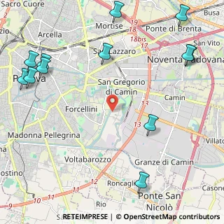 Mappa Via 20 Aprile, 35127 Padova PD, Italia (3.1275)