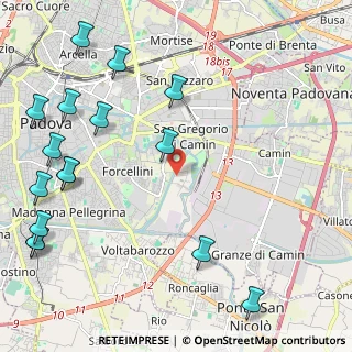 Mappa Via 20 Aprile, 35127 Padova PD, Italia (3.0125)