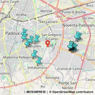 Mappa Via 20 Aprile, 35127 Padova PD, Italia (2.07)