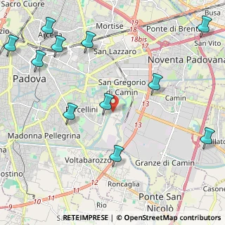 Mappa Via 20 Aprile, 35127 Padova PD, Italia (2.83818)