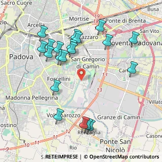 Mappa Via 20 Aprile, 35127 Padova PD, Italia (2.2215)