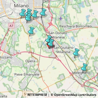 Mappa Via Basilicata, 20098 Area Industriale MI, Italia (4.5025)
