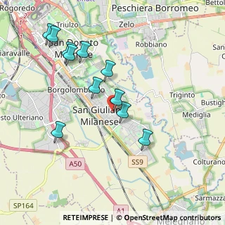 Mappa Via Privata Gorizia, 20098 San Giuliano Milanese MI, Italia (1.94091)