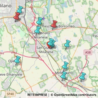 Mappa Via Privata Gorizia, 20098 San Giuliano Milanese MI, Italia (4.81846)