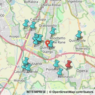Mappa Via Tagliamento, 20089 Rozzano MI, Italia (2.01111)