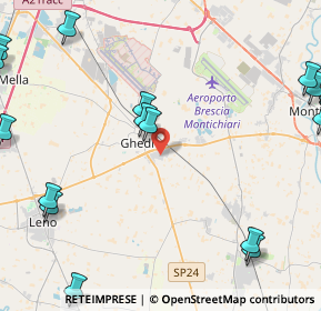 Mappa Via dei Fabbri, 25016 Ghedi BS, Italia (6.7925)