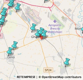 Mappa Via dei Fabbri, 25016 Ghedi BS, Italia (6.4305)