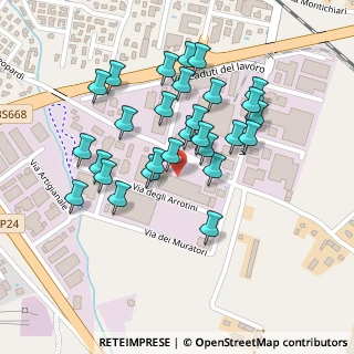 Mappa Via dei Fabbri, 25016 Ghedi BS, Italia (0.20714)