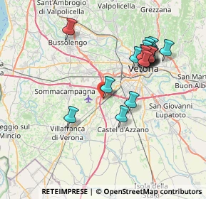 Mappa Piaza Don Angelo Menegazzi, 37062 Dossobuono VR, Italia (7.3625)