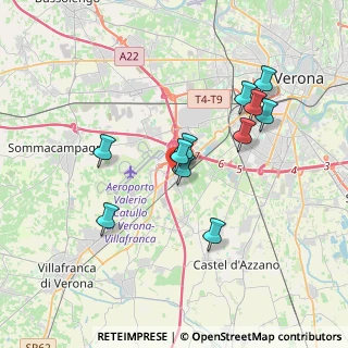 Mappa Via Vertua, 37062 Dossobuono VR, Italia (3.29364)