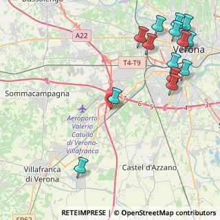 Mappa Via Vertua, 37062 Dossobuono VR, Italia (5.83286)