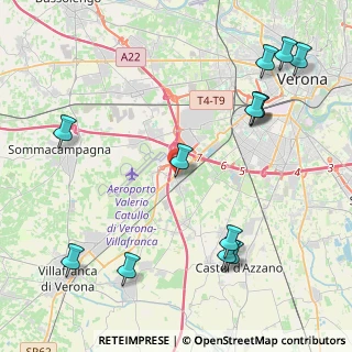 Mappa Via Vertua, 37062 Dossobuono VR, Italia (5.28231)