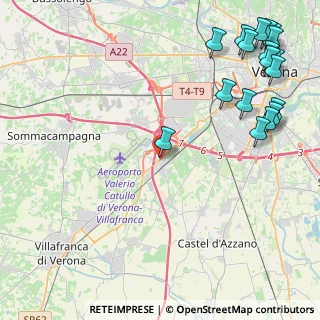 Mappa Via Vertua, 37062 Dossobuono VR, Italia (6.24556)
