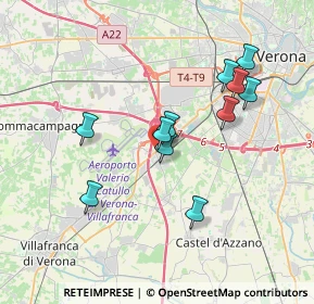 Mappa Via Vertua, 37062 Villafranca di Verona VR, Italia (3.29364)
