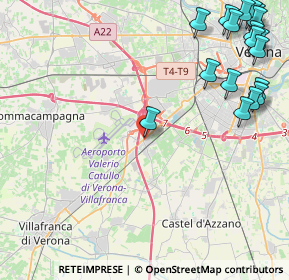 Mappa Piaza Don Angelo Menegazzi, 37062 Dossobuono VR, Italia (6.24556)