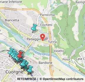 Mappa Viale dei Mille, 10082 Cuorgnè TO, Italia (0.7645)