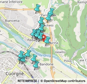 Mappa Viale dei Mille, 10082 Cuorgnè TO, Italia (0.383)