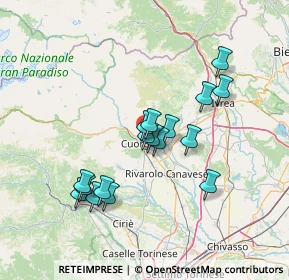 Mappa Via Grosso, 10082 Cuorgnè TO, Italia (12.31)