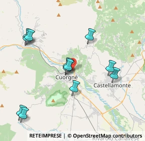 Mappa Via Grosso, 10082 Cuorgnè TO, Italia (4.13833)
