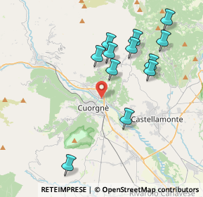 Mappa Viale dei Mille, 10082 Cuorgnè TO, Italia (3.95917)