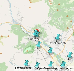 Mappa Viale dei Mille, 10082 Cuorgnè TO, Italia (5.67545)