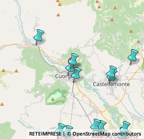 Mappa Viale dei Mille, 10082 Cuorgnè TO, Italia (5.46846)