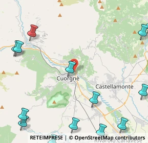 Mappa Via Grosso, 10082 Cuorgnè TO, Italia (7.00938)