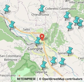Mappa Via Grosso, 10082 Cuorgnè TO, Italia (3.045)