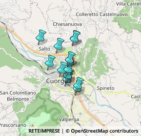 Mappa Viale dei Mille, 10082 Cuorgnè TO, Italia (1.03357)