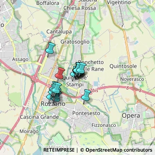 Mappa Via Mincio, 20089 Rozzano MI, Italia (1.068)