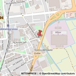 Mappa Via T. Grossi, 27, 20081 Abbiategrasso, Milano (Lombardia)