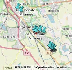 Mappa Via San Giovanni Bosco, 20098 San Giuliano Milanese MI, Italia (1.77357)
