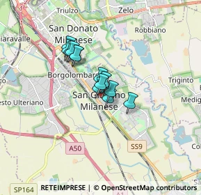 Mappa Via San Giovanni Bosco, 20098 San Giuliano Milanese MI, Italia (1.05462)