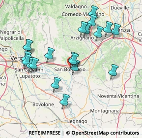 Mappa Via Ugo Foscolo, 37047 San Bonifacio VR, Italia (15.551)