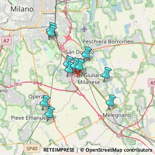 Mappa Via Pitagora, 20098 Civesio MI, Italia (3.20909)