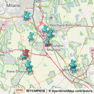 Mappa Via Pitagora, 20098 Civesio MI, Italia (4.38786)