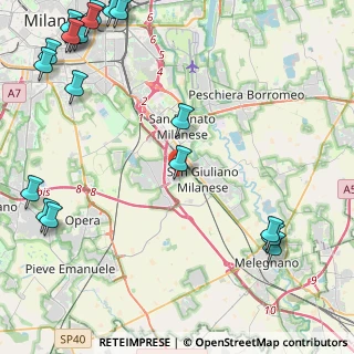 Mappa Via Pitagora, 20098 Civesio MI, Italia (6.7965)